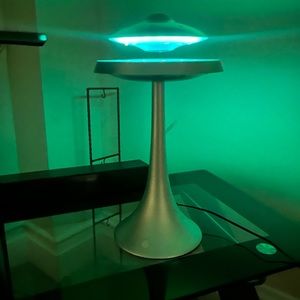UFO levitating lamp with Bluetooth speaker